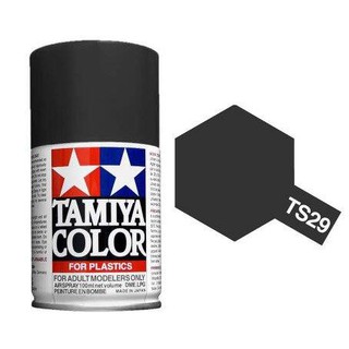 Tamiya Spray Color สีสเปร์ยทามิย่า TS-29 SEMI GLOSS BLACK 100ML