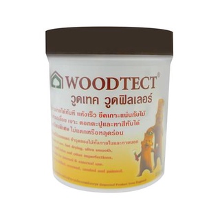 Dee-Double  อะคริลิกอุดโป๊ว WOODTECT TE 230 มล. สีไม้สน  น้ำยาประสาน  น้ำยากันรั่วซึม อุดรอยแตกร้าว กันรั่วซึม