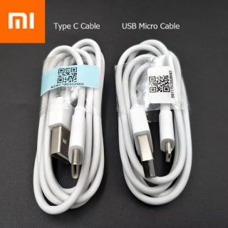 สายชาร์จ  XIAOMI Mi แท้Original Micro USB/TYPE-C Cable For Mi 4 4s a1 5 5s 6 Max 2 Redmi 4 4A Note 4 4X