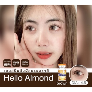 ภาพหน้าปกสินค้าMontra ( Hello almond brown )ตาโต ซึ่งคุณอาจชอบสินค้านี้