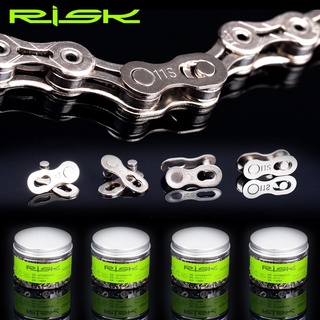 สินค้า ข้อต่อโซ่ปลดเร็ว RISK QUICK LINK 6/7/8/9/10/11/12 สปีด จำหน่ายเป็นข้อ