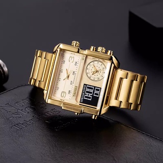ภาพขนาดย่อของภาพหน้าปกสินค้าSKMEI 1584 นาฬิกาข้อมือ 3 เวลา กันน้ำ 100% จากร้าน lifetimewatch บน Shopee