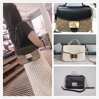 แท้💯%🔥พร้อมส่ง🔥 (จัดส่งที่รวดเร็วจัดส่งฟรี) COACH * F76684 # F76687กระเป๋าแฟชั่นสตรี กระเป๋าถือ/กระเป๋าสะพาย