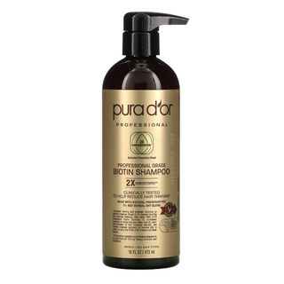 Pura Dor Professional Grade Biotin Shampoo, 16 fl oz (473 ml)
