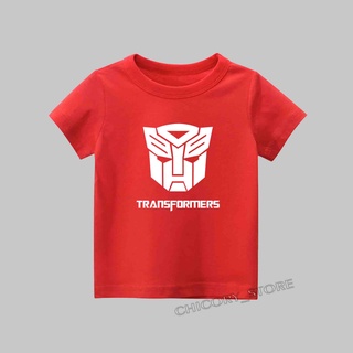 ลายน่ารัก   เสื้อยืด พิมพ์ลาย TRANSFORMERS วัสดุพรีเมี่ยม สุดเท่