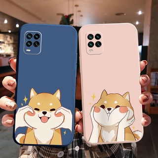 เคสโทรศัพท์มือถือ ทรงสี่เหลี่ยม ลายชิบะอินุ สําหรับ Realme C25S C15 C12 C11 Realme 8 Pro 7 X7 Pro 5i 6i