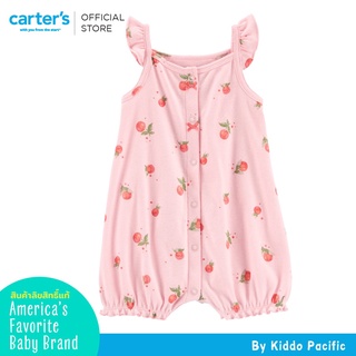 Carters Romper Suit 1Pc Pink-Peach L8 คาร์เตอร์เสื้อผ้าชุดเต็มตัวแขนกุด