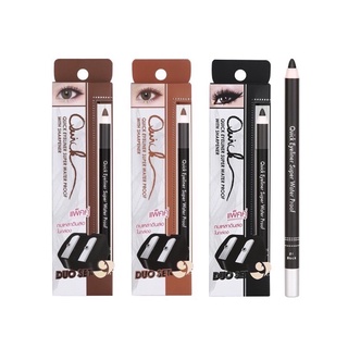 อายไลเนอร์สีดำ Mei linda Quick Eyeliner Super Water Proof เมลินดา ควิก อายไลเนอร์ สูตรกันน้ำ (รุ่นมีกบเหลา)  MD3033