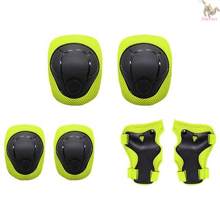 ภาพหน้าปกสินค้าFUTO Kids Knee Pads Set 6 in 1 Protective Gear Kit Knee Elbow Pads with Wrist Guards Children Safety Protection Pads for Rollerblading Cycling Skating ที่เกี่ยวข้อง