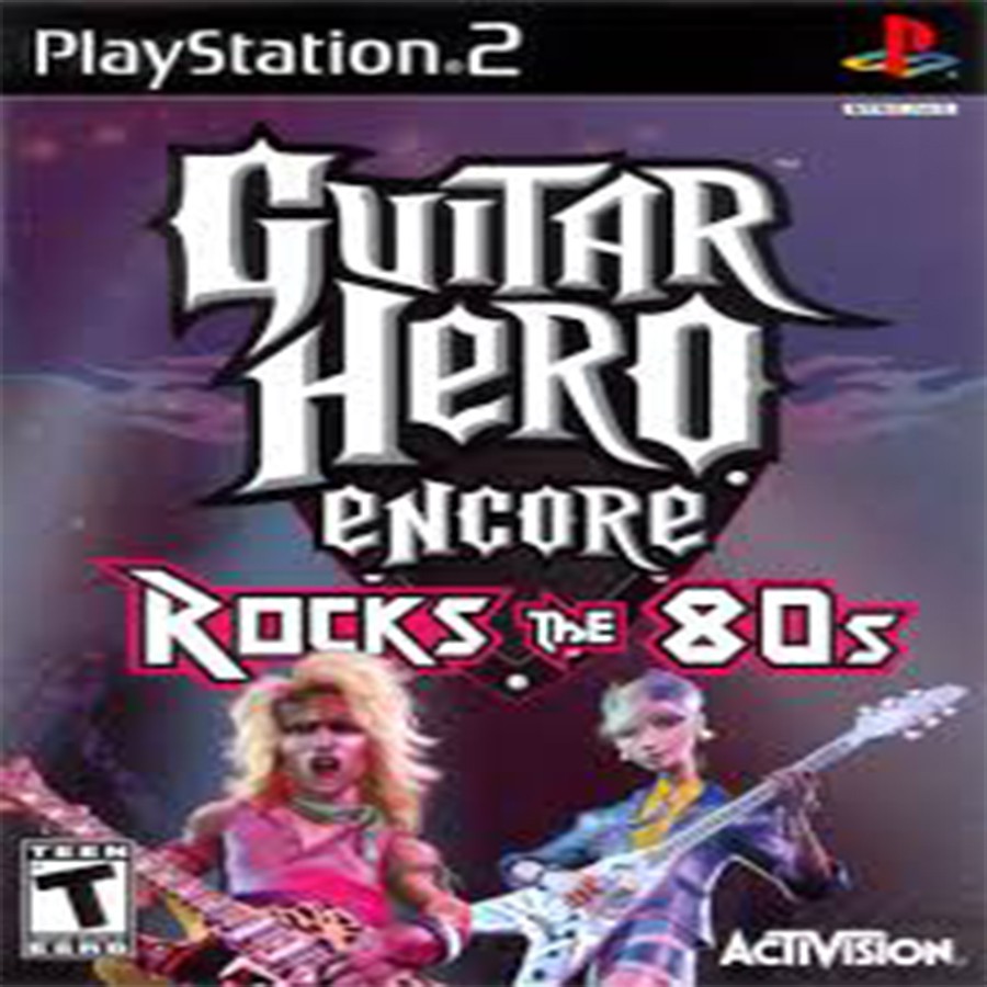 แผ่นเกมส์[PlayStation2] Guitar Hero Encore Rocks the 80s (USA