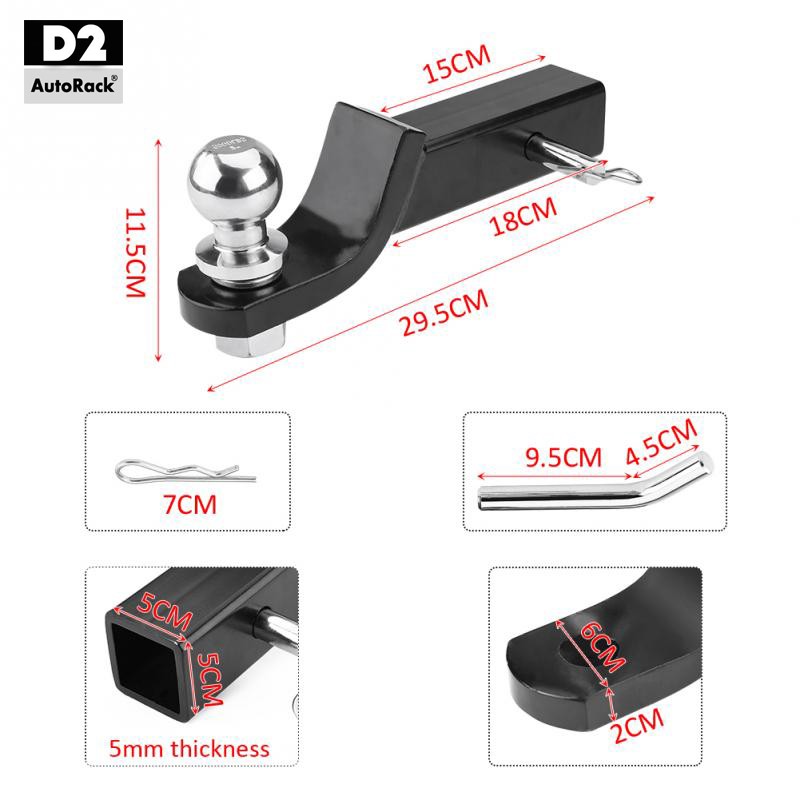 ใช้d2a852-ลดเพิ่ม200บาท-หางปลาลากเรือพร้อมหัวบอล-หัวบอล-อะไหล่ชุดลากเรือ-อุปกรณ์ลากพ่วง-towbar-hitch-ball-mount