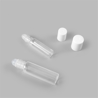 5/10ml Glass Roller Ball Bottle Empty Transparent With Roll On Perfume Bottles Essential Oil Vial Travel Supplies