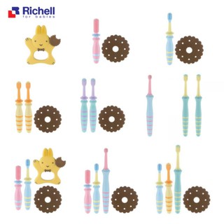 ภาพขนาดย่อของภาพหน้าปกสินค้าแปรงสีฟัน​เด็ก​ Richell Baby Toothbrush จากร้าน momandmebabyshop บน Shopee