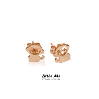 Little Me by CASO jewelry ต่างหูลิงสีชมพู ของขวัญ ของขวัญวันเกิด ปีใหม่ ต่างหูน่ารัก ต่างหูรูปสัตว์ สินค้าทำมือ