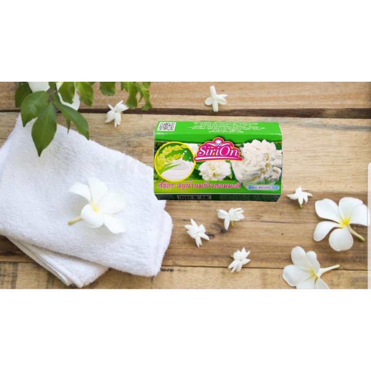 สบู่น้ำนมข้าวหอมมะลิ Jasmine Rice Milk Soap Shopee Thailand