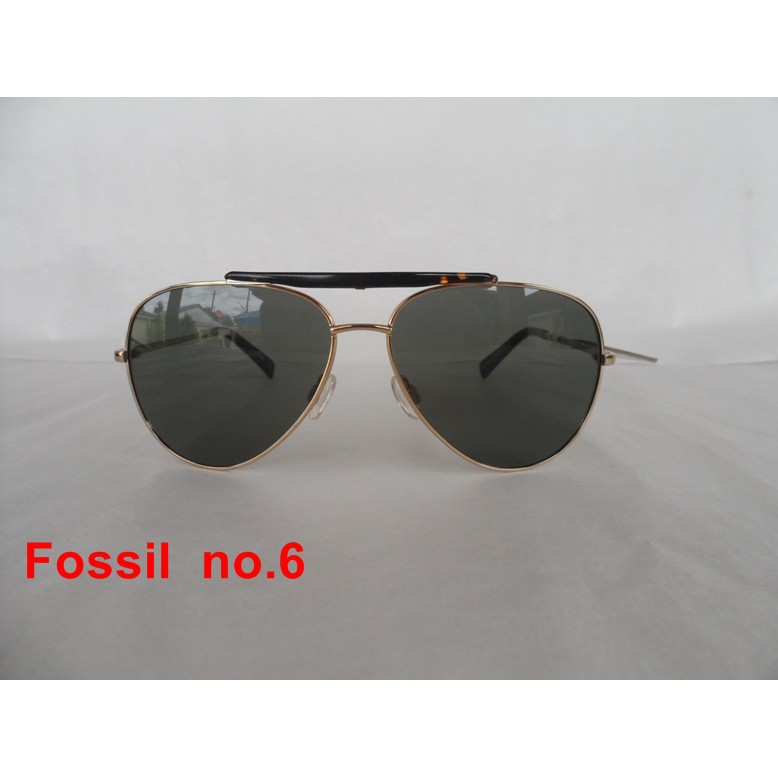 sale-แว่นกันแดด-fossil-no-6-ทรง-aviator-เลนส์ใหญ่-ใหม่แท้-100-จากอเมริกา