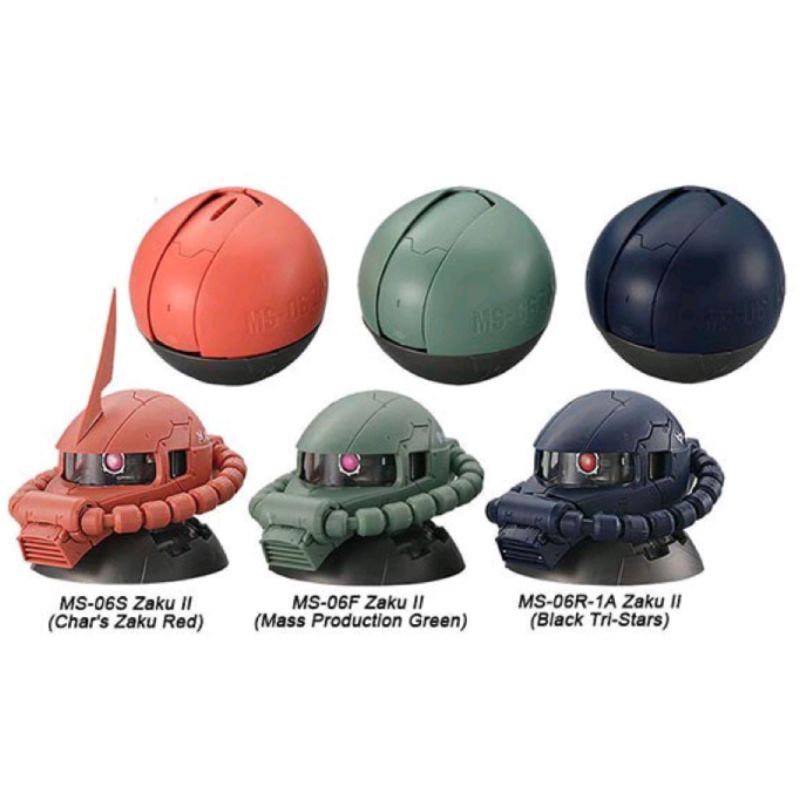 กันดั้มหัวซาคุ-bandai-gashapon-exceed-model-zaku-head-ms-06f-zaku-ll-green-กาชาปองหัวซาคุ-ลิขสิทธิ์แท้-ของใหม่-พร้อมส่ง