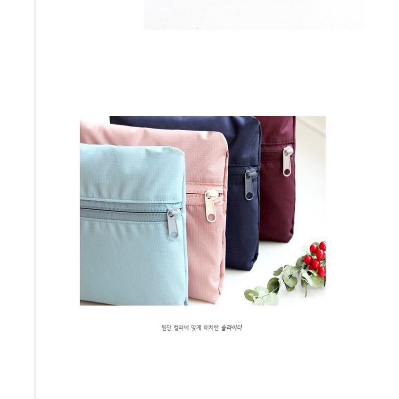 ภาพสินค้าAm Bag กระเป๋าเดินทาง พับเก็บได้สไตล์เกาหลี พกพาง่าย มี4สีให้เลือก จากร้าน ambag. บน Shopee ภาพที่ 7