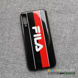 เคส Samsung A70 ลาย Fila หลังแข็ง ขอบยาง งานสวย