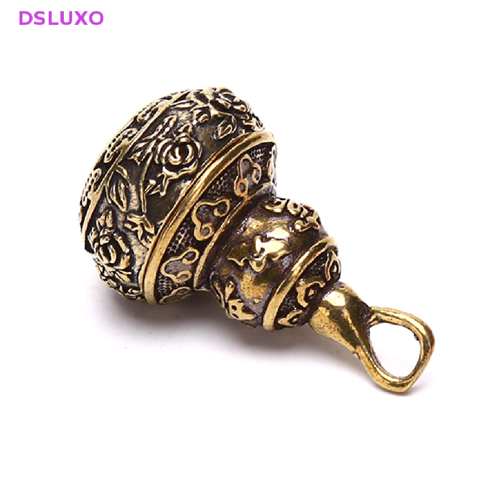 dsluxo-พวงกุญแจทองเหลือง-จี้ตัวอักษรจีน-รูปดอกบัว-ch-ขายดี