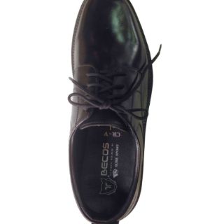 ภาพขนาดย่อของภาพหน้าปกสินค้าBECOS รองเท้า คัทชู หนังแท้ ผูกเชือก สีดำ จากร้าน becos.co.th บน Shopee ภาพที่ 1
