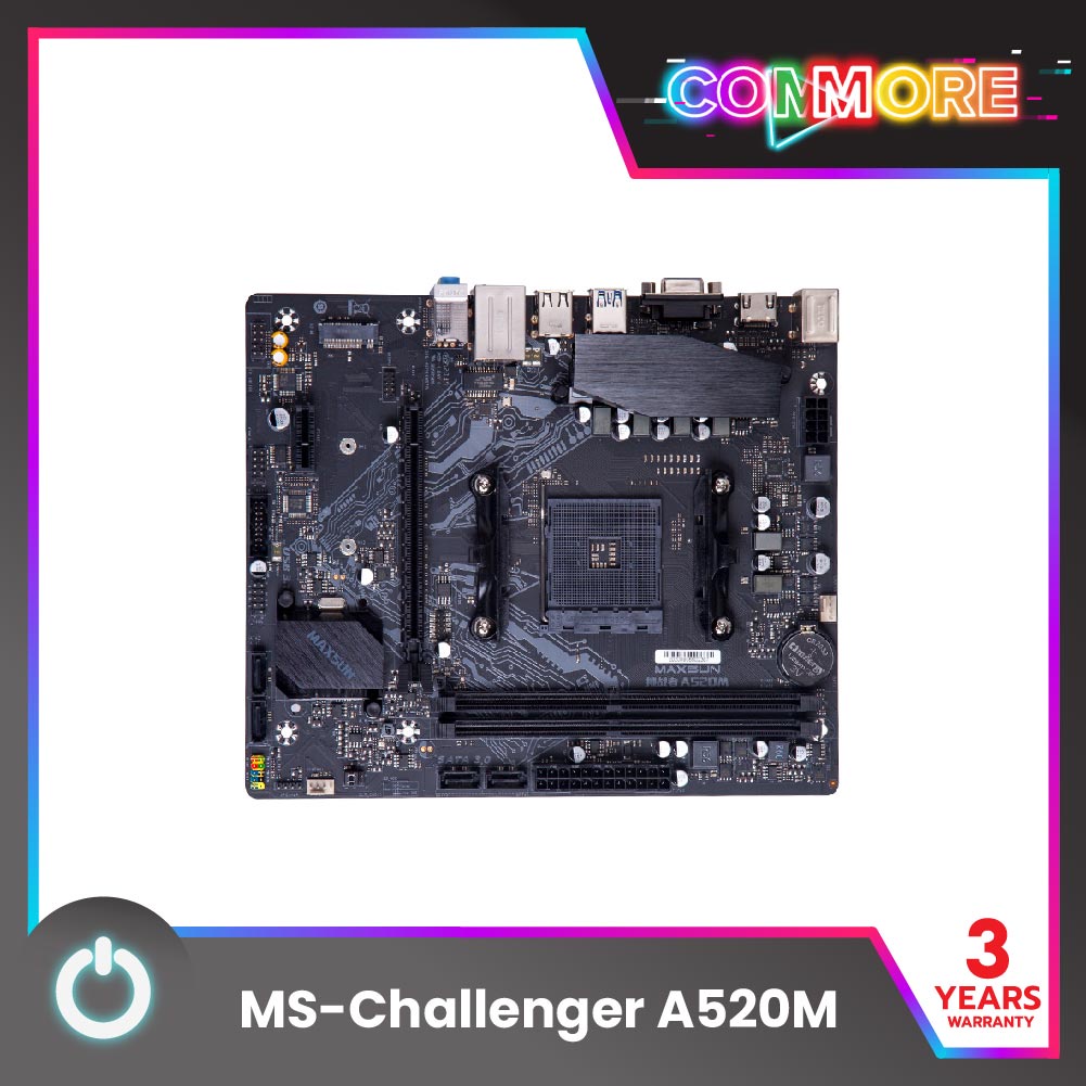 MAXSUN Mainboard MS-Challenger A520M (เมนบอร์ด) | Shopee Thailand
