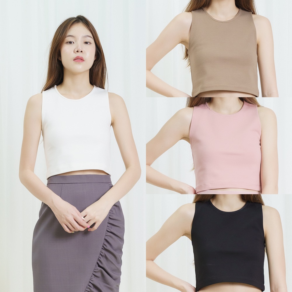 เสื้อกล้ามมคอป-ผ้า-toshop-dress-purpose-dt002