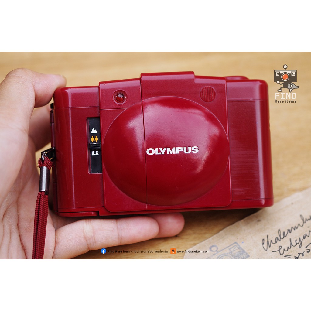 olympus-xa2-red-กล้องฟิล์ม-oympus-xa2-สีแดง-xa2-แดง-olympus-xa-2-แดง