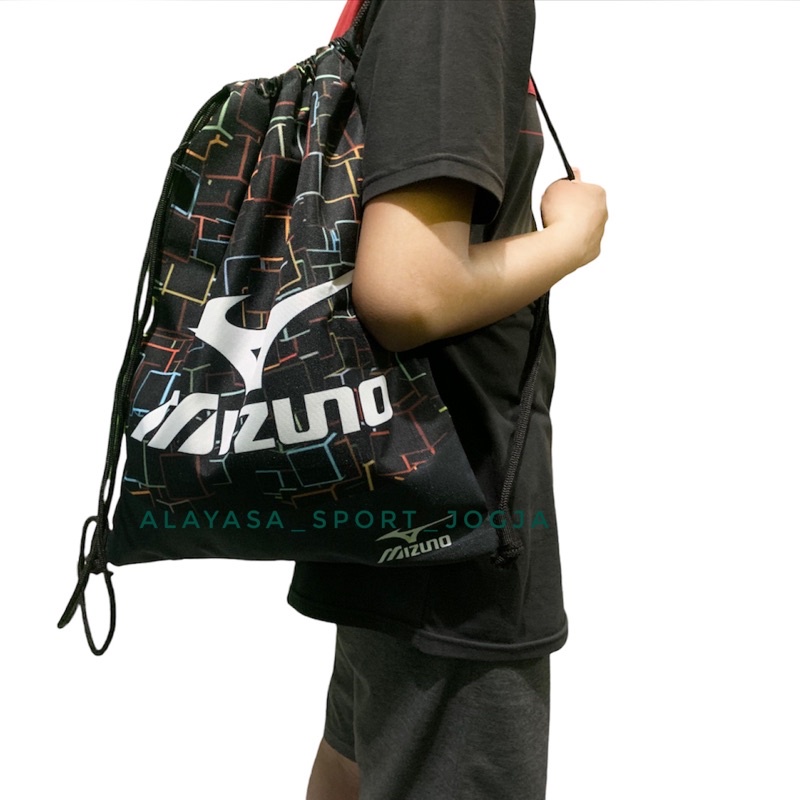 ภาพหน้าปกสินค้าMizuno กระเป๋าหูรูด ลายวอลเลย์บอล