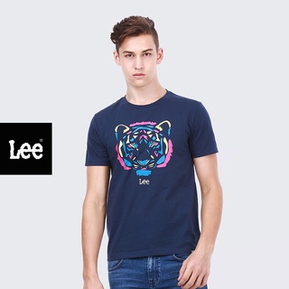 LEE เสื้อยืดทรงปกติ REGULAR รุ่น LE 19001K18 ลี เสื้อผ้าผู้ชาย เสื้อยืด เสื้อผู้ชาย