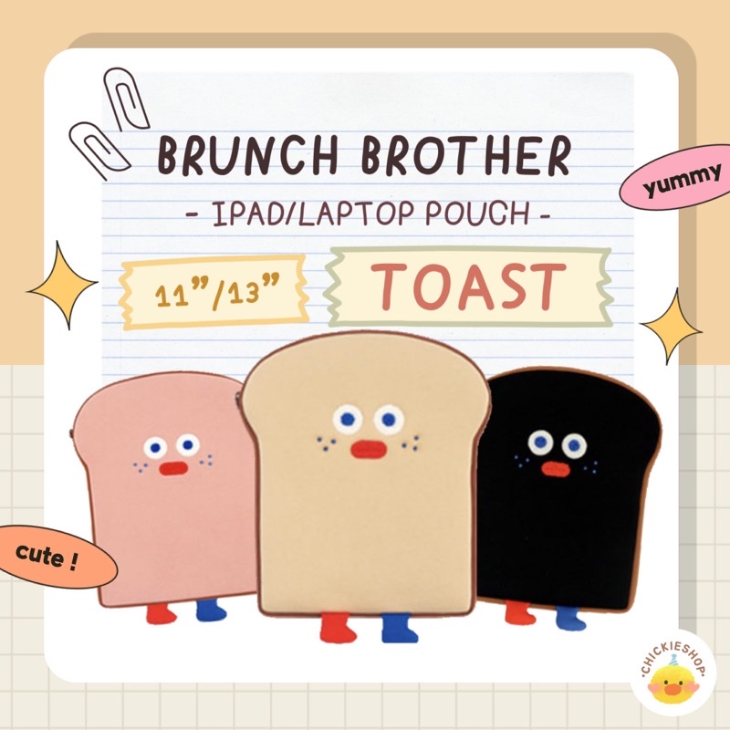 แท้-พร้อมส่ง-ส่งฟรีems-brunch-brother-กระเป๋าขนมปัง-กระเป๋าใส่tablet-กระเป๋าใส่ipad-toast-11-13