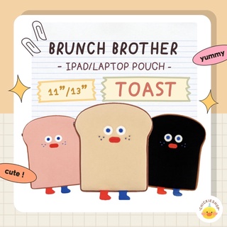 🐣(แท้/พร้อมส่ง/ส่งฟรีEMS) Brunch Brother กระเป๋าขนมปัง กระเป๋าใส่tablet กระเป๋าใส่ipad - TOAST 11"/13"