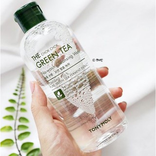 [สินค้าของแท้100%_ส่งตรงจากเกาหลี] Tony Moly THE CHOK CHOK Green Tea No-Wash Cleansing Water 300ml