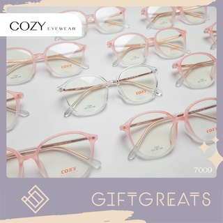 สินค้า กรอบแว่นแฟชั่น Cozy - กรอบพร้อมเลนส์มัลติโค้ทกรองแสง (แว่นมีหลายรุ่นทักแชทขอดูแบบก่อนสั่งได้)