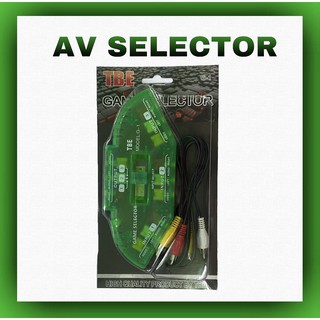 AV SELECTOR เข้า 3 ออก 1 Three Audio / Video Inputs