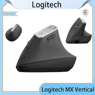 ภาพหน้าปกสินค้าLogitech MX Vertical Wireless Bluetooth Mouse Ergonomic Rechargeable Laser Mice 4000 DPI ที่เกี่ยวข้อง