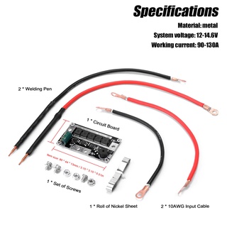 DIY ชุดบอร์ดวงจรควบคุมเชื่อมขั้วแบตเตอรี่ 18650 • 12V Spot Welder DIY Portable Battery 18650/26650/32650
