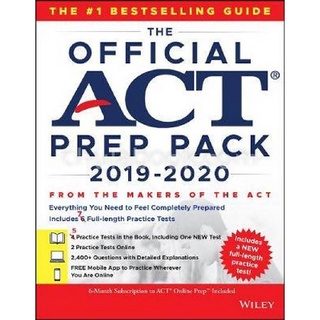 THE OFFICIAL ACT PREP PACK WITH 7 FULL PRACTICE TESTS (4 IN OFFICIAL ACT PREP GUIDE + 2 ONLINE)