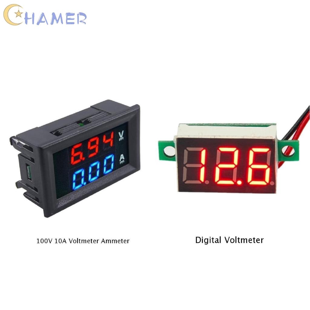 เครื่องวัดโวลต์มิเตอร์ดิจิตอล-led-dc-100-v-10a