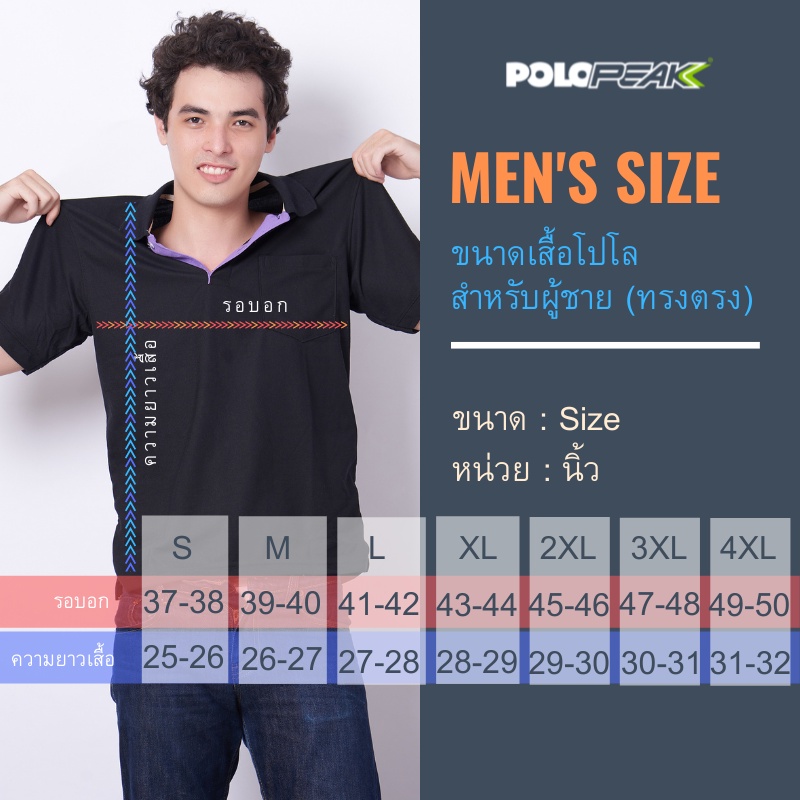 ภาพหน้าปกสินค้าเสื้อโปโล polopeak สีขาว สีล้วน จากร้าน somchai16888 บน Shopee