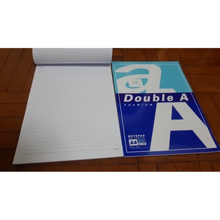 สินค้า สมุดรายงานแบบฉีก Double A notepad  A4  80แกรม  มีแบบ 25/40 แผ่น