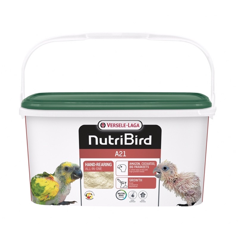 nutribird-a21อาหารลูกป้อนสูตรสำรับลูกนกทั่วไป-แบ่งขาย-1000g-และยกถัง-3โล