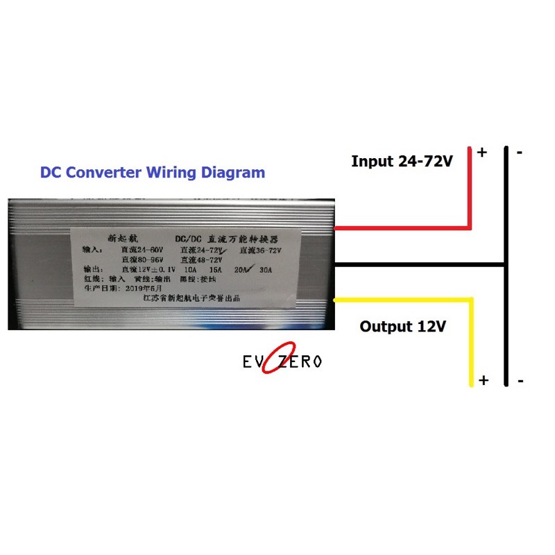 ลดล้างสต็อก-กล่องแปลงไฟลดแรงดันจากแบตเตอรี่-24-72v-เป็น-12v-10a-20a-dc-to-dc-converter