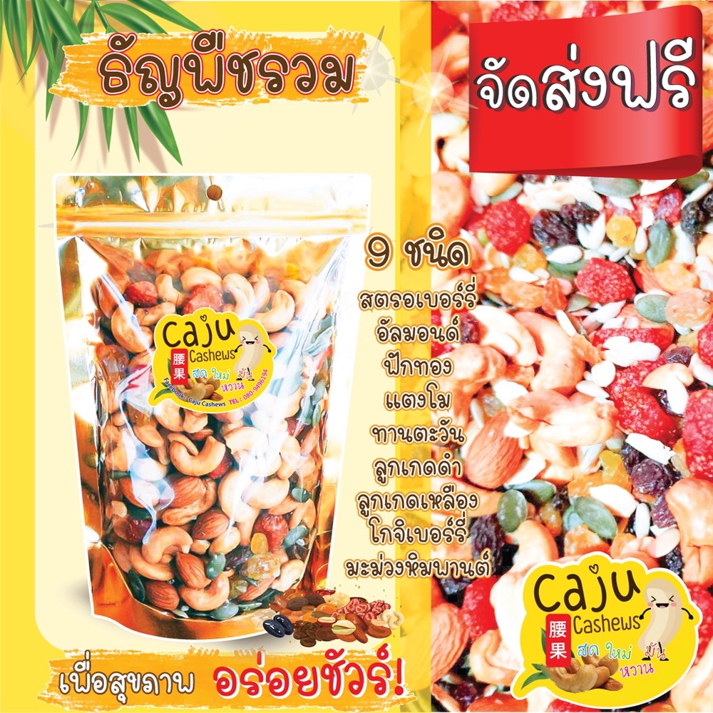 caju-cashews-ธัญพืชรวมเต็มรสชาติดี-100-กรัม