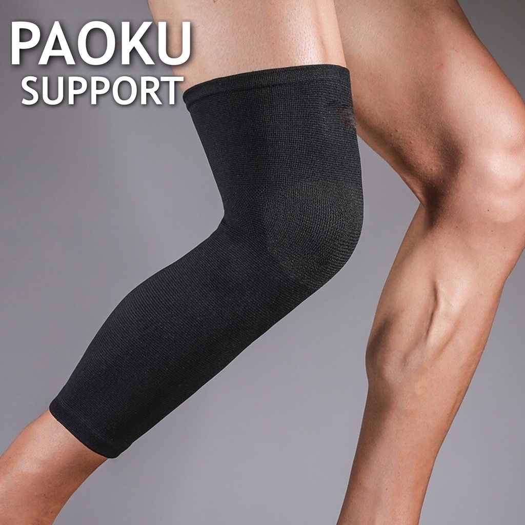 paoku-knee-support-ผ้าสวมซัพพอร์ตหัวเข่าแบบยาว