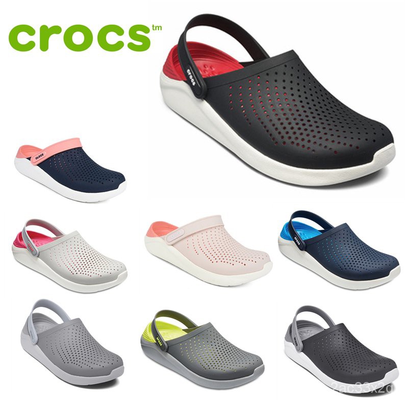 สินค้าอยู่ไทยพร้อมส่ง-ขาย-crocs-literide-พรีเมี่ยมของแท้รองเท้า-อย่างเป็นทางการ-รองเท้าชายหาด