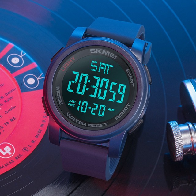 ภาพสินค้าSKMEI นาฬิกาข้อมือดิจิตอล กันน้ำ เหมาะใส่เล่นกีฬา มี 3 สี สำหรับผู้ชาย จากร้าน skimei.th บน Shopee ภาพที่ 2