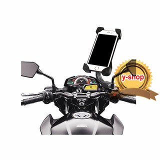 ภาพขนาดย่อของสินค้าmotorcycle car holder ขาจับโทรศัพท์มอเตอร์ไซค์ แข็งแรงไม่หลุด หมุนได้ 360 องศา ติดกับกระจกข้าง