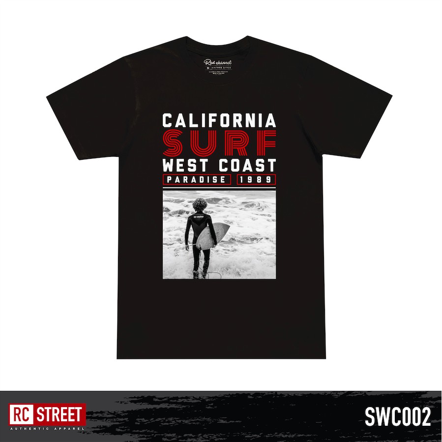 red-channel-เสื้อยืด-surf-west-coast-swc-100-cotton