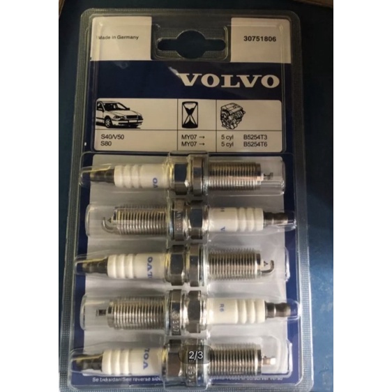 gf52-genuine-volvo-new-c30-c70-s40-v50-s60-turbo-v70r-s60r-spark-plug-หัวเทียน